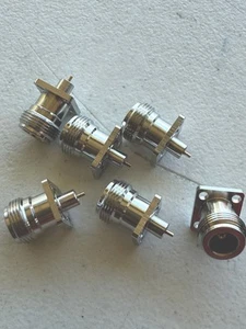 n type female connector Panel Mount (6 PCs) - Picture 1 of 3