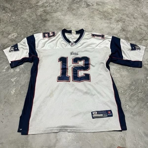 Tom Brady New England Patriots NFL Jersey Reebok Men’s Size 52 Sewn On Field A1 - Picture 1 of 8