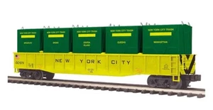 MTH PREMIER NEW YORK CITY TRANSIT TRASH GARBAGE GONDOLA SUBWAY TRAIN CAR (#1879) - Picture 1 of 1