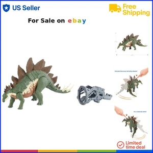 Jurassic World Dinosauro Action Figure Mega Destroyer Stegosaurus Toys - Foto 1 di 8