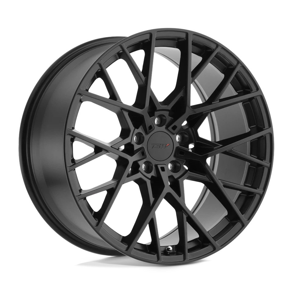 Juego de 4 ruedas 19x8,5 TSW Sebring negro mate 5x4,5 (30 mm) Foto 1 de 4