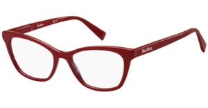 Max Mara MM1375 C9A 50mm Red Women Rx Ophthalmic Frame Eyeglasses New - Picture 1 of 6