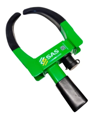 SAS V2 COMPACT WHEEL CLAMP, UNIVERSAL STYLE, ADJUSTSTABLE TRAILER SECURITY - Image 1 of 3