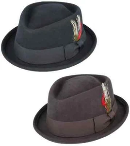 Hervorragende Qualität handgefertigte 100 % Wolle Schweinefleisch Kuchen Mütze 4 Größen Farben - Bild 1 von 5