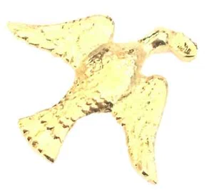 Dove of Peace Emblem Orange Lodge Order Gold Gilt Plated for Collarette Sash - Picture 1 of 4