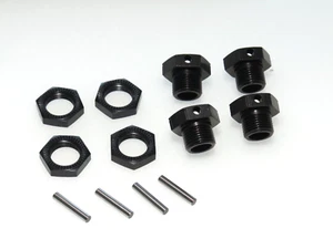XRA350020 XRAY XB8 '25 NITRO BUGGY 17MM WHEEL HEXES WITH LOCKING NUTS PINS - Picture 1 of 1