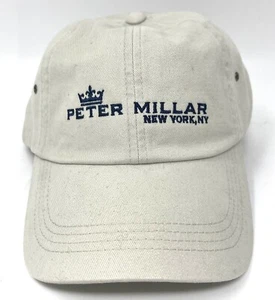 Peter Millar Golf Baseball Cap Hat Off White Color  - Picture 1 of 7
