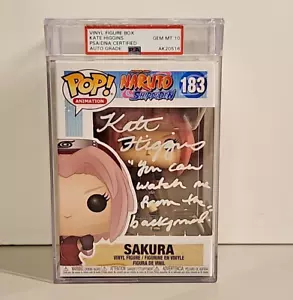 Funko Pop Sakura 183 Autographed by Kate Higgins PSA 10 Gem Mint Naruto - Picture 1 of 9