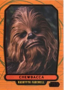 Star Wars Galactic Files 2 Red Parallel Base Card #443 Chewbacca - Picture 1 of 1