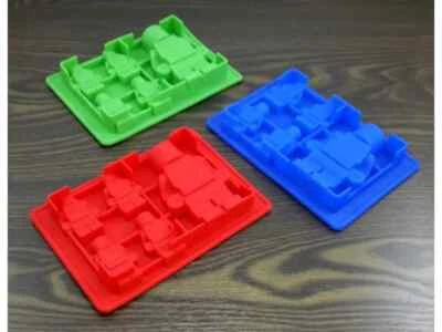  1 xPralinenform Silikon Schokolade 3 D Eiswürfel Konfekt Spiel Man Kinder LEGO - Bild 1 von 3