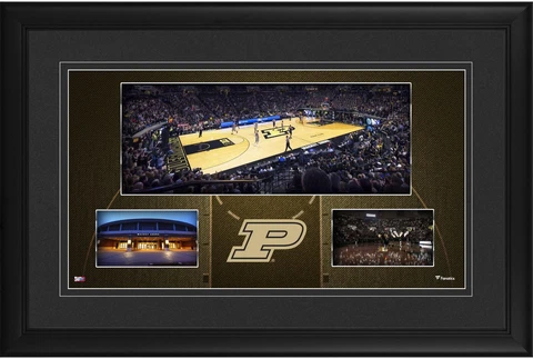 Purdue Boilermakers Framed 10x18 Mackey Arena Panoramic Collage Cover