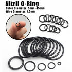 O Rings NBR Nitrile Rubber 5 Mm-45 Mm OD Oil Resistant Seals 1.5mm Cross Section