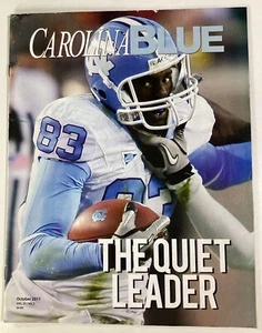 North Carolina UNC Tar Heels Magazine Carolina Blue 2011 Football Jones Brooks - Picture 1 of 20