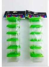 12xPC Small Mini Baby Food Kitchen Spice Jars Containers Storage with Lids