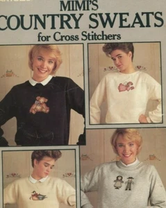 Mimi Country Sweats Cross Stitch Pattern Waste Canvas  - Picture 1 of 2