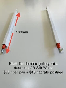 Blum Tandembox Antaro Gallery Rails Set For High Fronted Drawers 400mm Depth - Picture 1 of 1