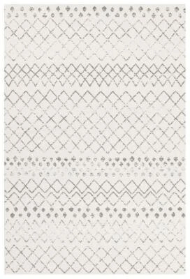 Spring Boho Tribal Ivory Moroccan Modern Floor Rug - 4 Sizes **FREE DELIVERY** - image 1 of 4