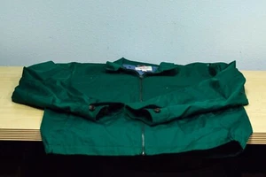 BROOKS BROTHERS Red Fleece Safari/Military Utility Jacket GREEN Size XL Zip Up - Picture 1 of 8