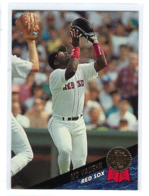 1993 Leaf Baseball #432 - Mo Vaughn - Boston Red Sox - Image 1 of 2