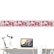 1PC Self- Adhesive flower Wallpaper Vinyl Wallpaper Border Wide Wallpaper