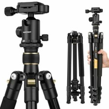 K & F Concept 62'' Lightweight Compact Aluminum DSLR Camera Tripod 360
