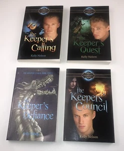 The Keeper's Saga by Nelson, Kelly Signed Paperback Books Complete 4 Book Series - Picture 1 of 6