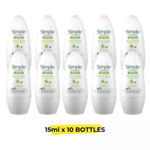 10 x 50 ml einfaches beruhigendes Anti-Transpirant Roll-On Deo für empfindliche Haut - Bild 1 von 10
