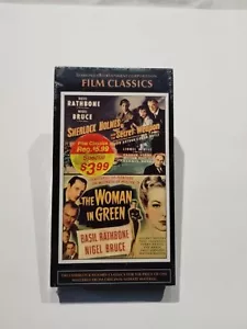 Sherlock Holmes and the Woman in Green & The Secret Weapon VHS New & Sealed - Picture 1 of 4