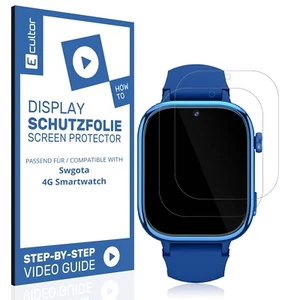 2x 3D Displayschutzfolie Matt für Swgota 4G Smartwatch Flexible Schutzfolie - Bild 1 von 6