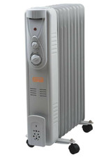 Stufa elettrica ad olio/Radiatore oleodinamico 9 elementi 2000W Vinco - 70501
