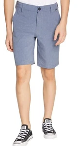 Hurley Youth Boys Hybrid Shorts Straight Fit Stretch Twill School Activewear - Picture 1 of 14