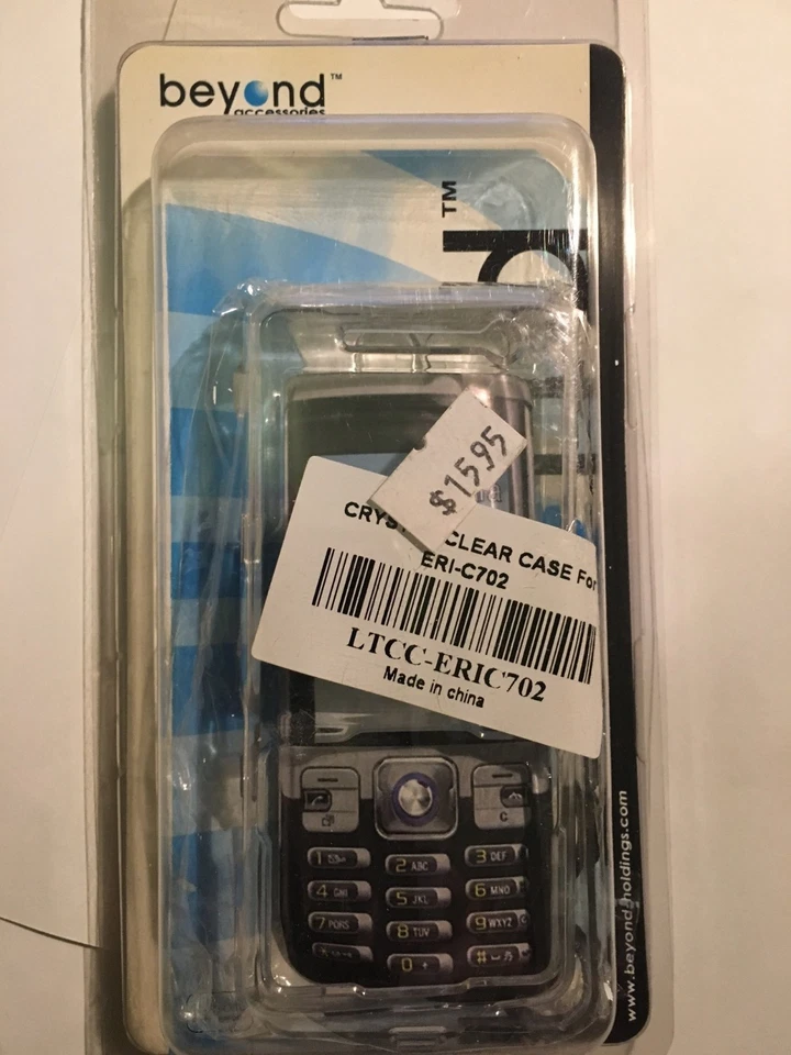 Sony Ericsson C702, C702i Estuche Rígido Cristal Transparente LTCC-ERIC702 Nuevo y Sellado Foto 1 de 2