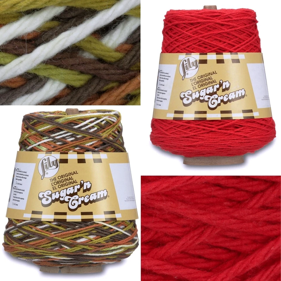 [BUY 10 GET 25% OFF] Lily Sugar 'N Cream Cone 400g Yarn, 100% USA-grown cotton - Image 1 of 1