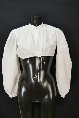 Gr.40 Dirndlbluse weiß Bluse für Dirndl Heimatwerk Linz Baumwollmischung B10504 - Bild 1 von 4