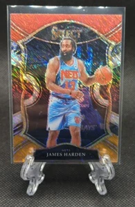 2020-21 Panini Select Concourse James Harden Brooklyn Nets #12 Red White Orange - Bild 1 von 2