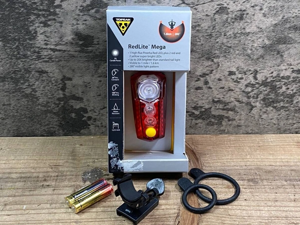 TOPEAK RED Lite Mega Tail Light Cycling Accessories first come first served - Image 1 of 4