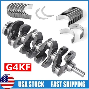 G4KF Engine Crankshaft+Connecting Rod Bearing Set For Hyundai Genesis Kia Optima - Picture 1 of 11