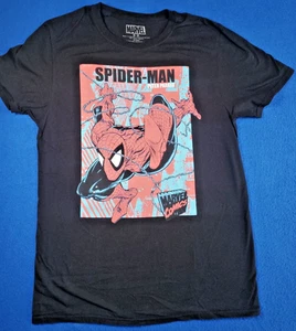 Marvel Comics Spider-Man Peter Parker Swinging T-Shirt Men's Size Medium - Picture 1 of 13