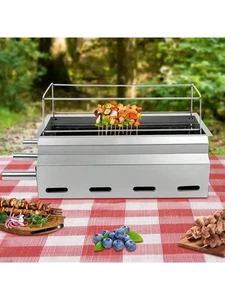 Barbecue Grill,Stainless Steel Charcoal Grill,Barbecue Grill For Gathering - Picture 1 of 18