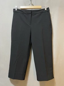 NWOT Rachel Zoe Women Zipper Mid-Rise 4-Way Stretch Capri Dress Pants SZ 2 Black - Picture 1 of 10