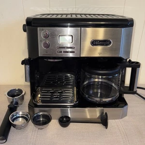 🌹DeLonghi BCO430 Espresso Maker and 10-Cup Coffee Combo WORKING Tested - Picture 1 of 6