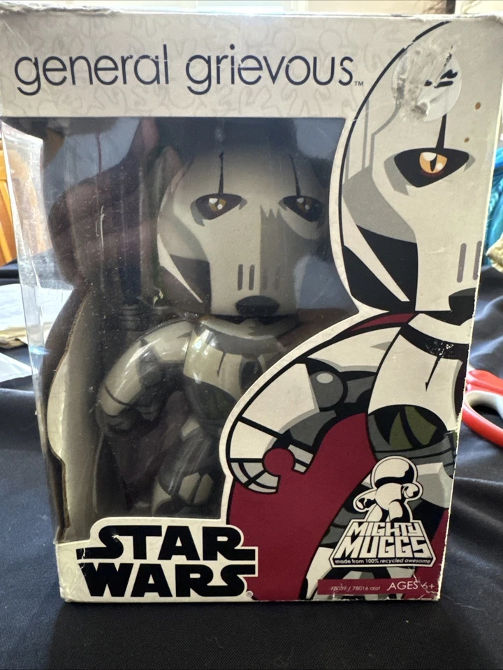 Mighty Muggs, Star Wars, General Grievous Figure, Pre-owned - Image 1 of 4
