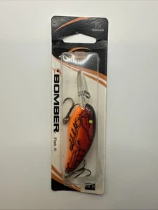 Bomber Deep Flat A Crankbait Lure, 4-8ft - XC5 Apple Red Crawdad B02DFAXC5, NIB - Picture 1 of 11