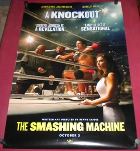 The Smashing Machine Filmposter 27x40 D/S Dwayne Johnson Emily Blunt Ryan Bade - Bild 1 von 3