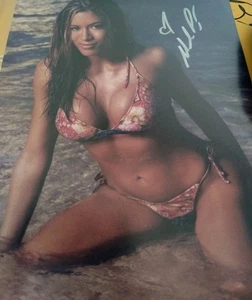 Melina Signed 8x10 Hottest Photo Diva Wwe Wwwf - Picture 1 of 2