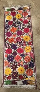 Handmade MEXICAN Traditional Floral Table Runner Tapestry~Celebrate Parties #2 - Picture 1 of 13