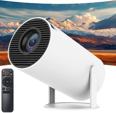 Mini Proiettore Portatile 4K - Videoproiettore Con Android 11, Wifi 6, BT 5.2, C - Immagine 1 di 4