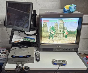 Sega Saturn HST-0004 NTSC-J (Japan) Grau Konsole OVP - mit 4 x Spielen. - Bild 1 von 19