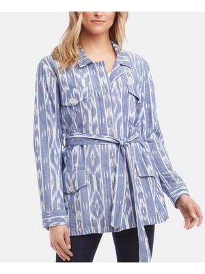 Chaqueta estampada azul para mujer KAREN KANE talla: M Foto 1 de 4