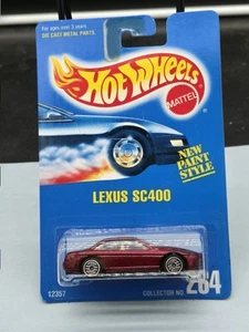 Hot Wheels 1992 Lexus SC400 Col. #209 (Root Beer) Scheda Blu - Foto 1 di 2